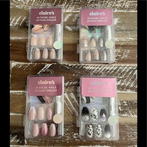 Claire’s Faux Nail Sets! NWT!